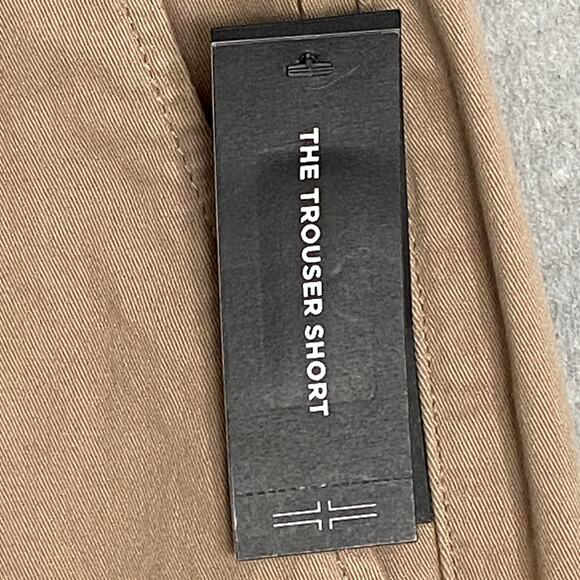 Liverpool Los Angeles Men's 30W Khaki Trouser Short Stretch Flat Front NEW - Picture 5 of 13